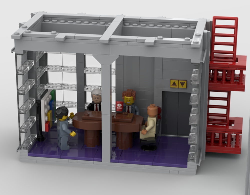 Lego Daily Bugle Small Floor Add-on