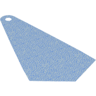 Lego Neckwear Cape, Long, Triangular / Medium Blue