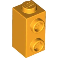 Brick Special 1 x 1 x 1 2/3 with Studs on 1 Side / Bright Light Orange