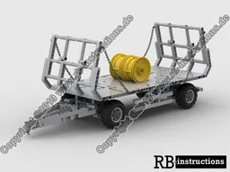 Bale trailer for Claas Xerion 5000 or Fastrac (Ballenanhänger)