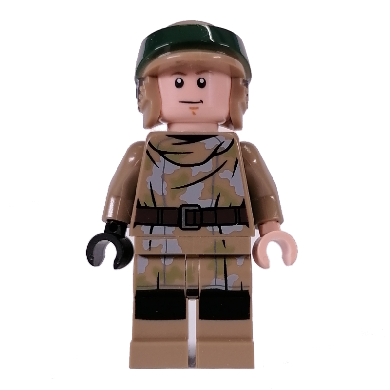 Lego Luke Skywalker, Dark Tan Endor Outfit, Helmet