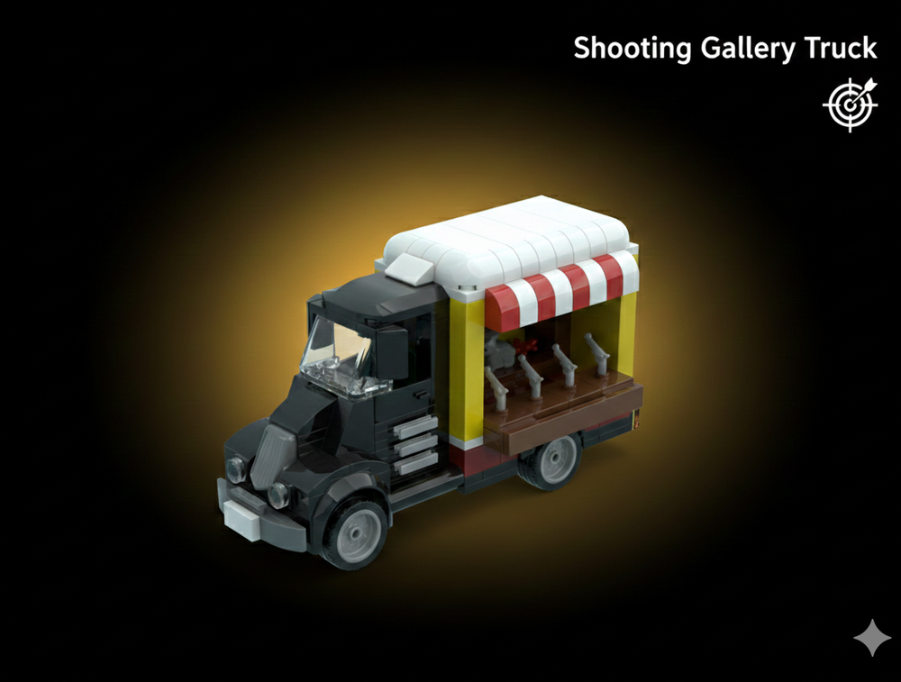Lego SchiessbudenTruck / Shooting Gallery Truck