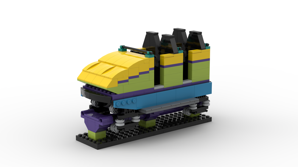 Lego Roller Coaster Laser Dorney Park Lead Car