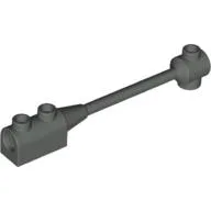 Bar 1 x 8 with Brick 1 x 2 Curved Top End (Axle Holder Inside Small End) / Dark Gray