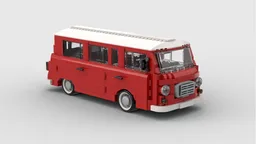 Barkas B1000 Bus / Van Red