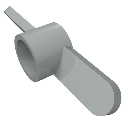 Lego Propeller 2 Blade / Light Gray