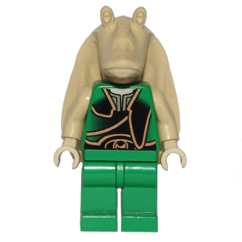 Lego Gungan Warrior, Green Legs