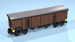 8-Wheel Box Wagon (SNOT, brown-gray)
