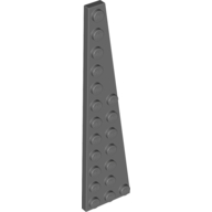 Lego Wedge Plate 12 x 3 Right / Dark Bluish Gray