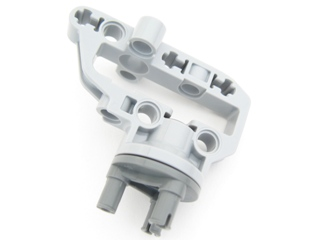 Lego Technic, Steering Portal Axle, Housing with Dark Bluish Gray Wheel Hub 3 Pins Round (92908 / 92909)