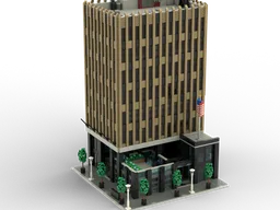 Federal Building With Law enfocement