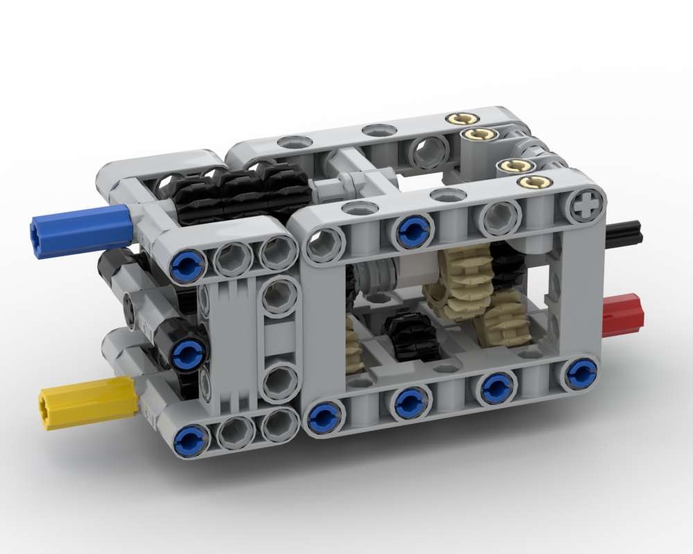 Lego 2Hi 4Hi 4Lo gearbox