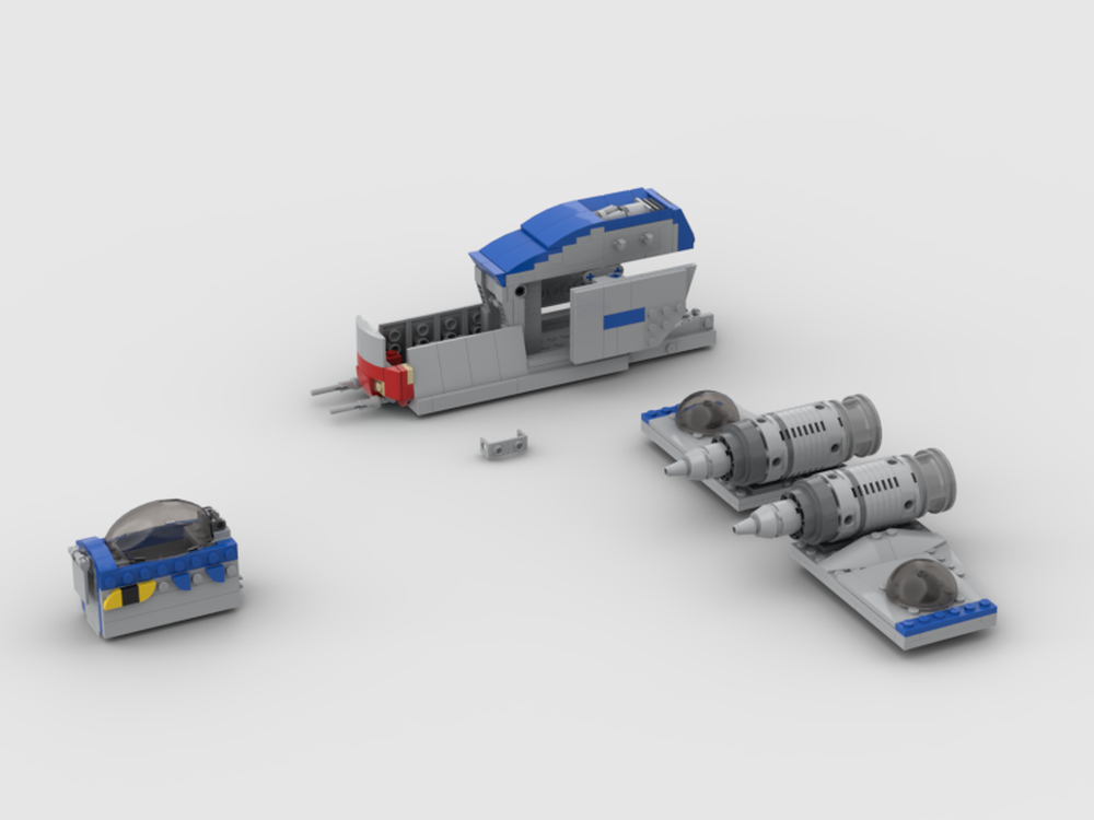 Lego Muunilist 10 Republic Gunship