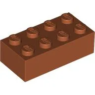 Brick 2 x 4 / Dark Orange