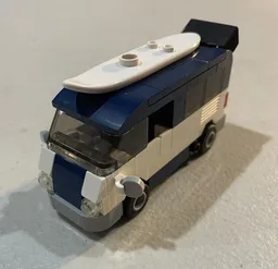 Dark Blue Surfer Van