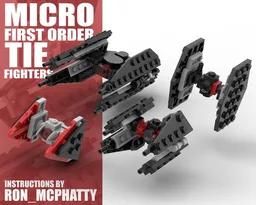 Micro First Order TIE Fighters