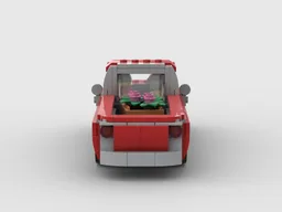 Red vintage pickup