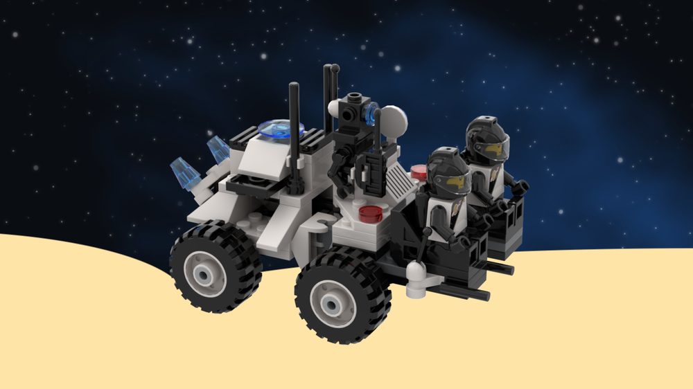 Lego Lunar MPV Vehicle 1621 (Futuron) - Reimagined