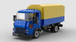 AVIA / SAVIEM A31 Flatbed truck with canvas cover