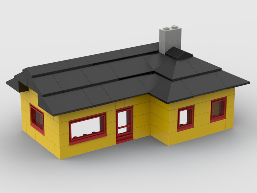 Lego Ranch Style Home Town Plan Style