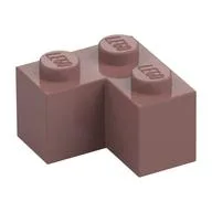 Brick 2 x 2 Corner / Sand Red