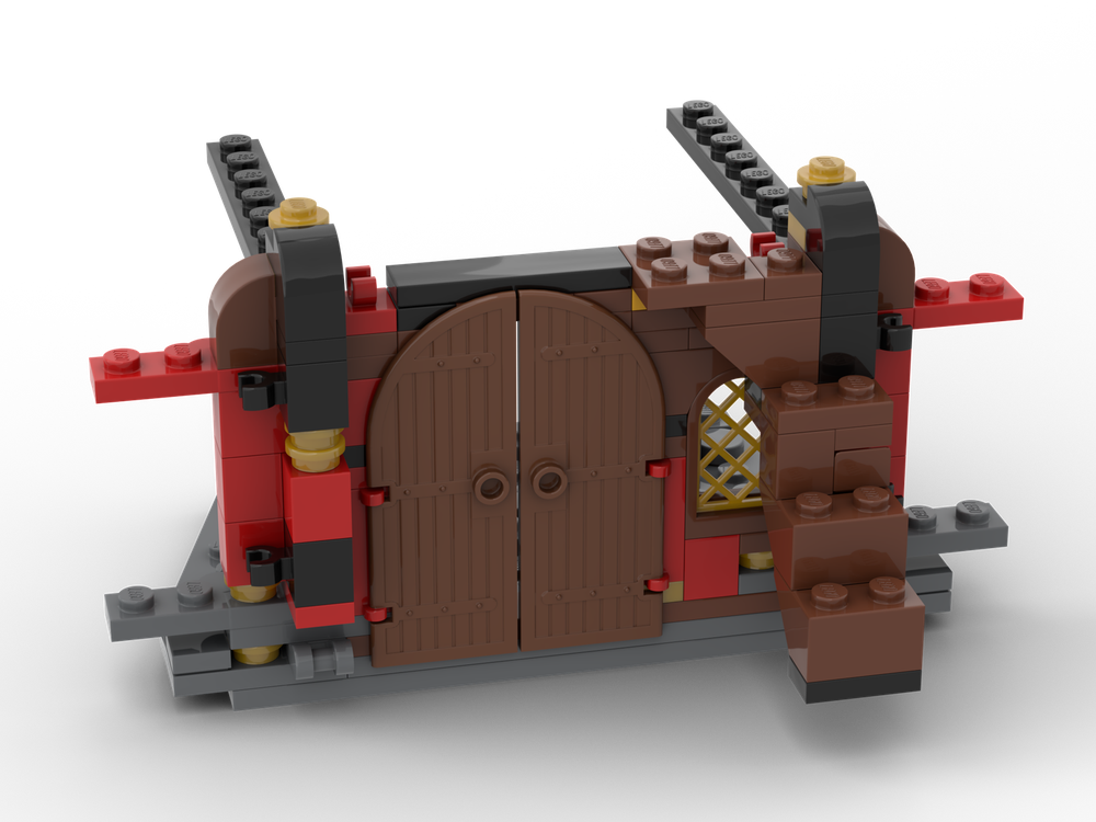 Lego Captain's cabin door mod for 31109 Pirate Ship