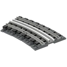 Ballasted R40 Curve Track 12V [L-Gauge compatible]