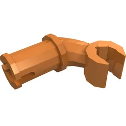 Arm, Short, with Technic Pin / Medium Nougat