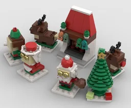 Mini-Brickheadz - Santa Family