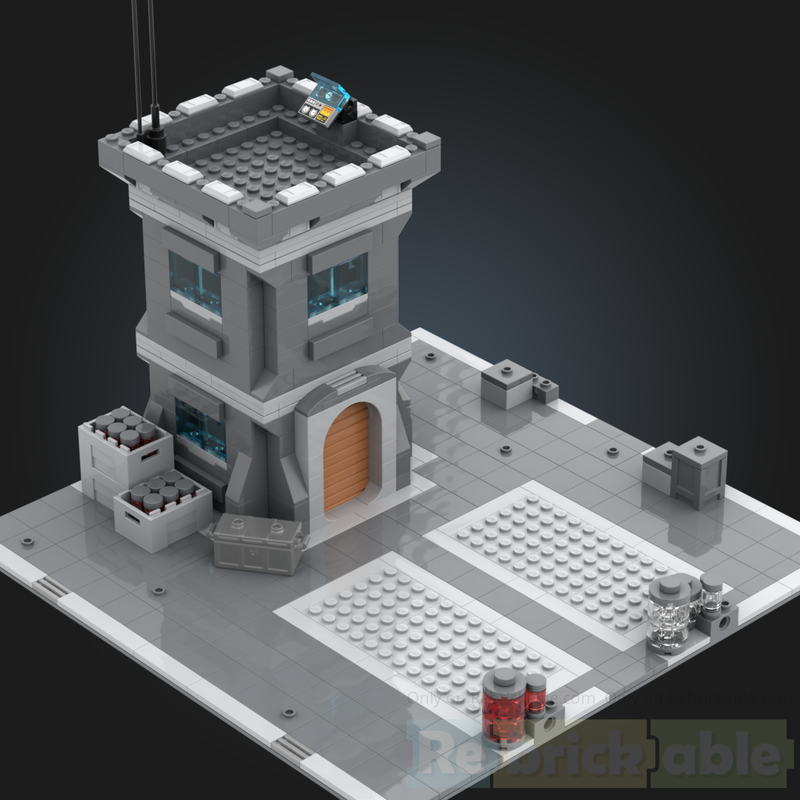 Lego Modular Coruscant tower