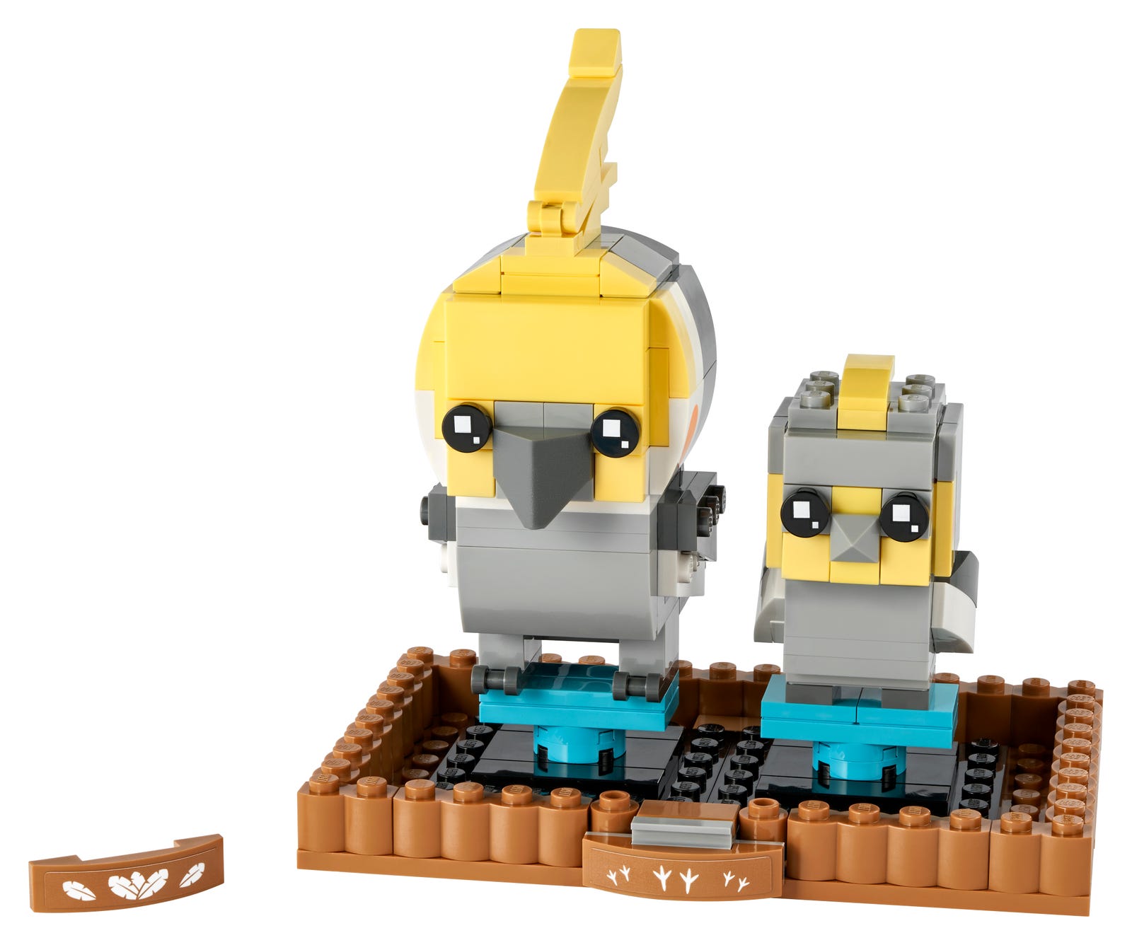 Lego Cockatiel and Chick