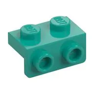 Bracket 1 x 2 - 1 x 2 / Dark Turquoise