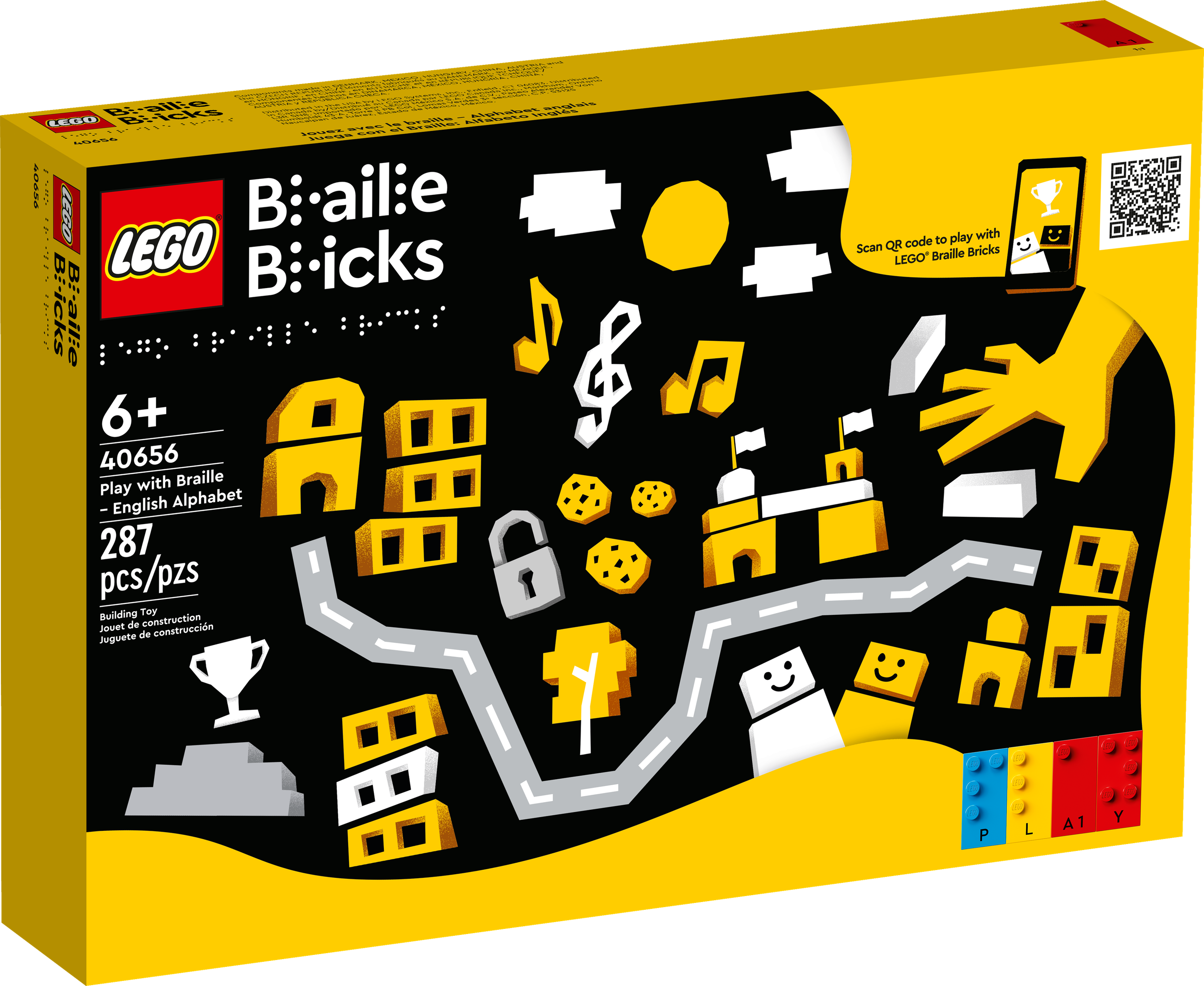 Lego Play with Braille - English Alphabet