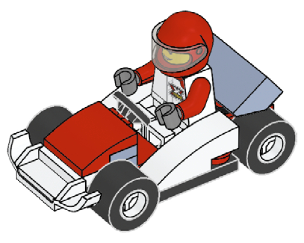 Lego Dirk Drifter's First Racing Car