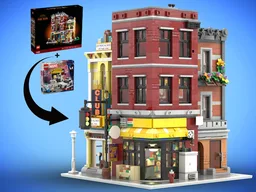 Deli Store and Club - Modular Corner - Alternate build of Jazz Club 10312 and 76311