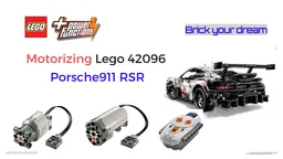 Porsche 42096 RC motorized Easy version