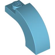 Lego Brick Arch 1 x 3 x 1 2/3 Curved Top / Medium Azure