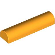 Lego Brick Curved 1 x 4 x 2/3 Double, No Studs / Bright Light Orange