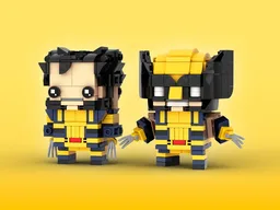 Wolverine Brickheadz LEGO MOC - Deadpool & Wolverine