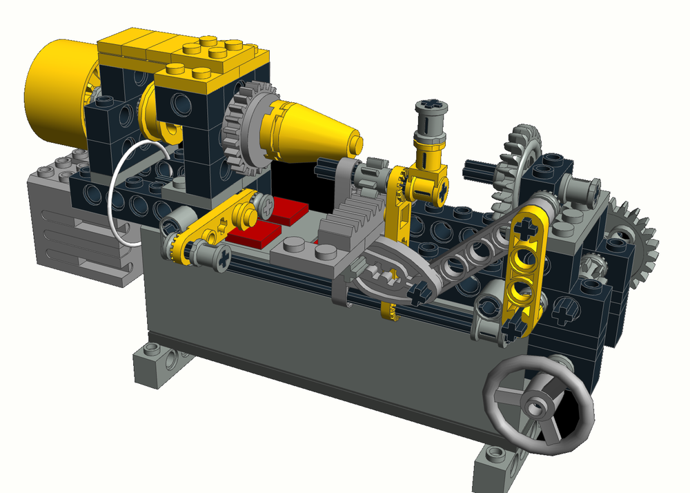 Lego Technic lathe