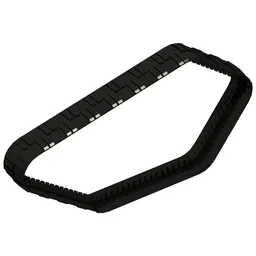 Tread Technic Large, 16 studs D. x 2 studs W. (CyberMaster) / Black