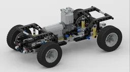 Simple 4x4 Technic Chassis