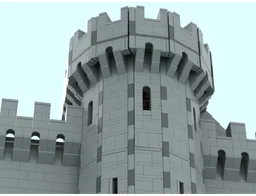 Half Round Wall Tower