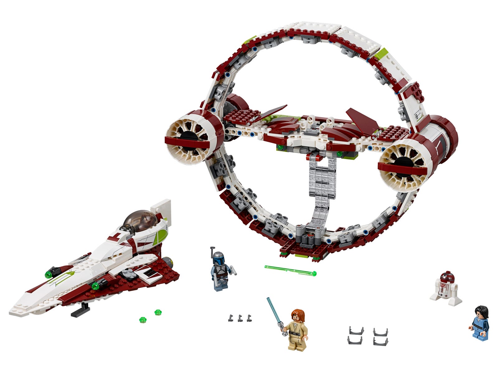 Lego Jedi Starfighter with Hyperdrive