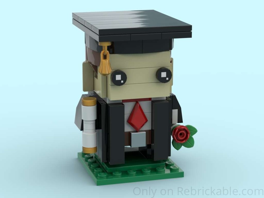 Lego Brick-built Graduate