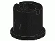 Technic, Shock Absorber 10L Damped, Cylinder Cap / Black
