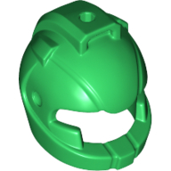 Lego Helmet Space with Air Intakes and Hole on Top / Green