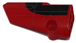 Technic, Panel Fairing # 3 Small Smooth Long, Side A with Light Bluish Gray Lines and Black Pattern (Sticker) - Set 9394