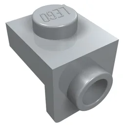 Bracket 1 x 1 - 1 x 1 / Light Bluish Gray