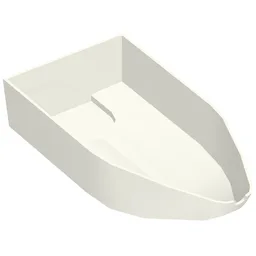 Boat Hull 8 x 16 x 3 / White